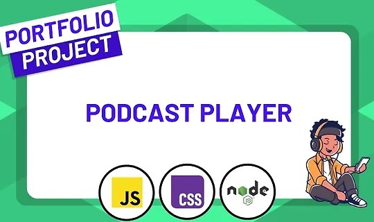 Создание подкаст-плеера с JavaScript, CSS и Node.js