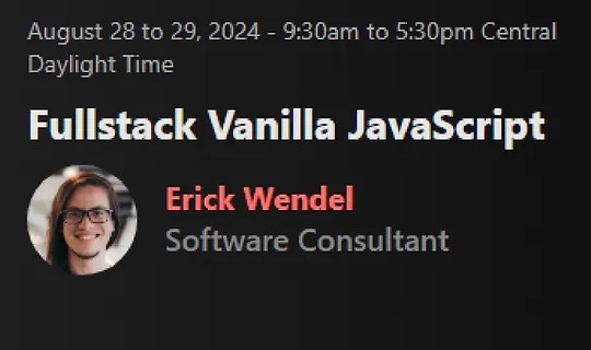 Fullstack разработка на чистом JavaScript