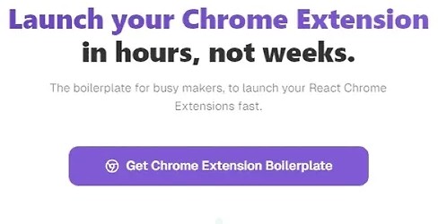 Шаблон для разработки расширений Chrome на React