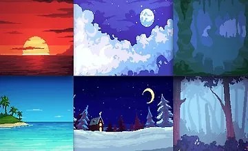 ПИКСЕЛЬ АРТ ФОНЫ ДЛЯ ИГР
