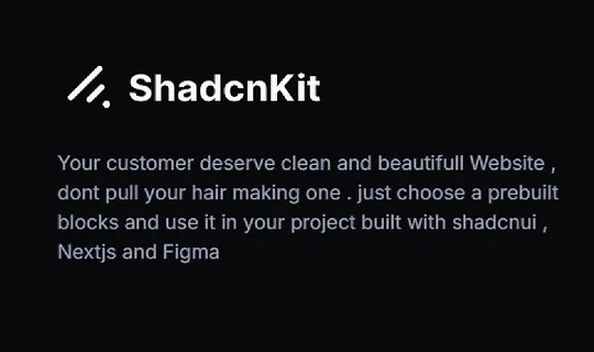ShadcnKit: Универсальные компоненты для Shadcn UI