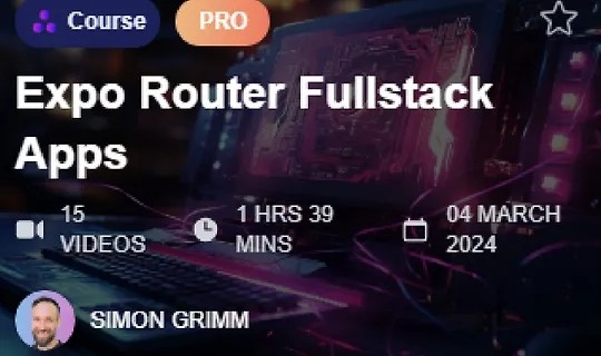 Expo Router для Fullstack приложений (2024)