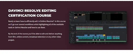 Курс сертификации по редактированию в DaVinci Resolve (2024)