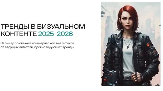 Тренды в визуальном контенте 2025-2026 (2024)