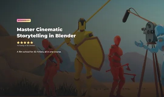 Освойте искусство кинематографического сторителлинга в Blender (2025)